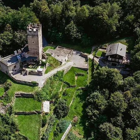 Foppoli Castle, Private 11th Century Fortress With Panoramic View, Sauna And Hot Tub Overlooking The Valtellina *