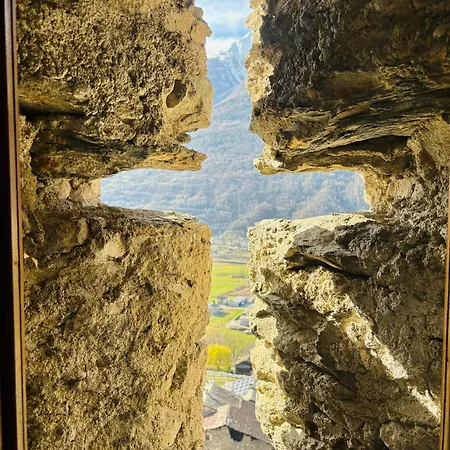 Foppoli Castle, Private 11th Century Fortress With Panoramic View, Sauna And Hot Tub Overlooking The Valtellina